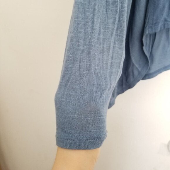 Lucky Brand Mixed Material Button Down Top Size XS - Picture 8 of 11